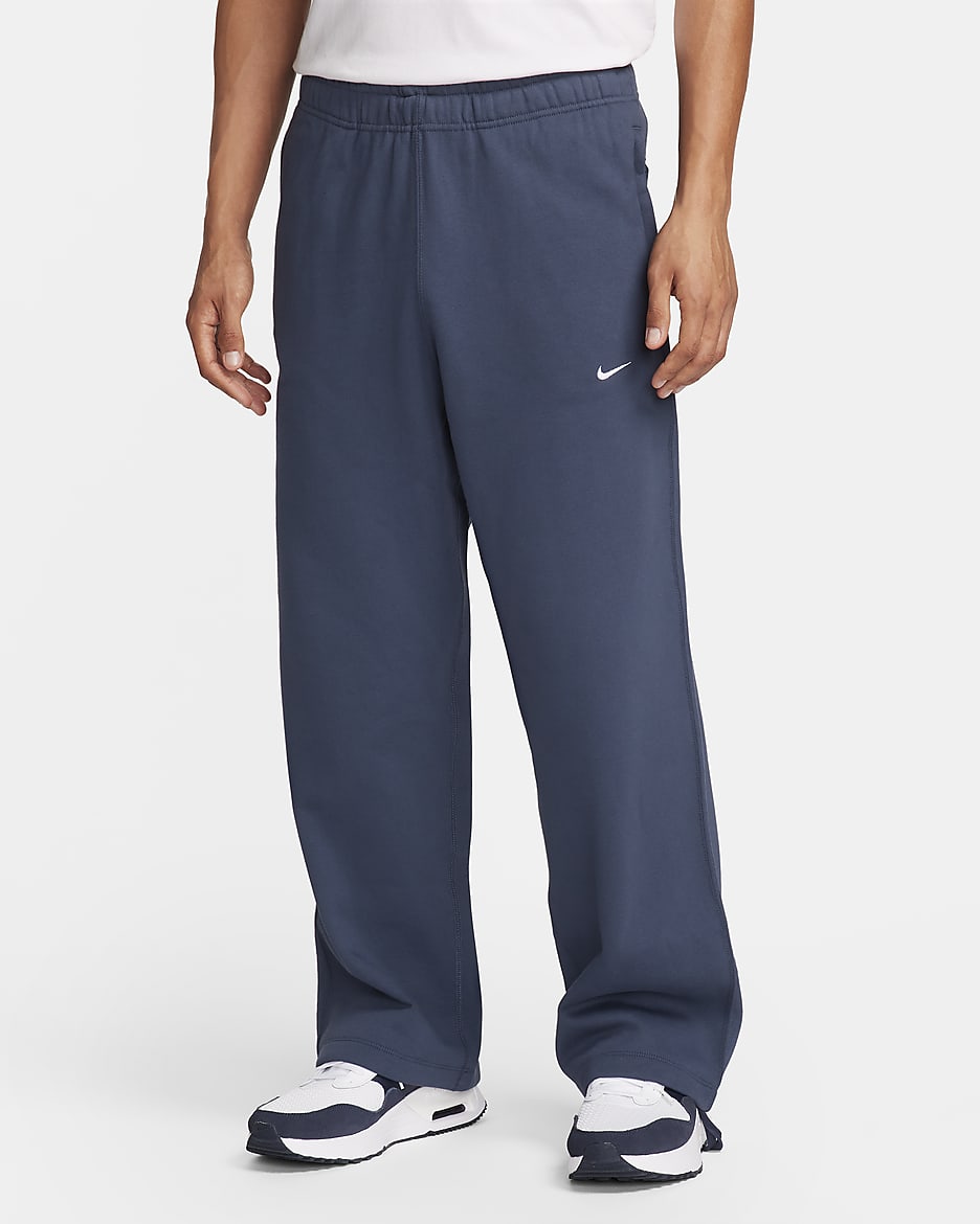 Nike Sportswear Swoosh Men s Open Hem Fleece Pants